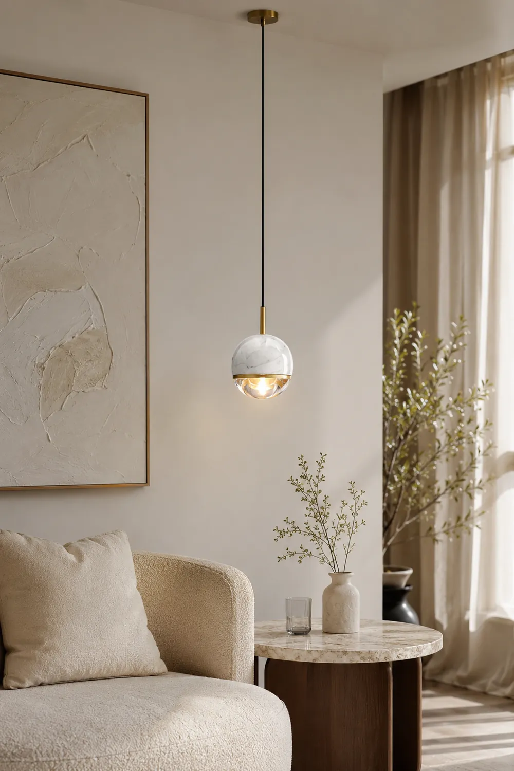 Marble Balls Pendant Lamp - Lumpaz