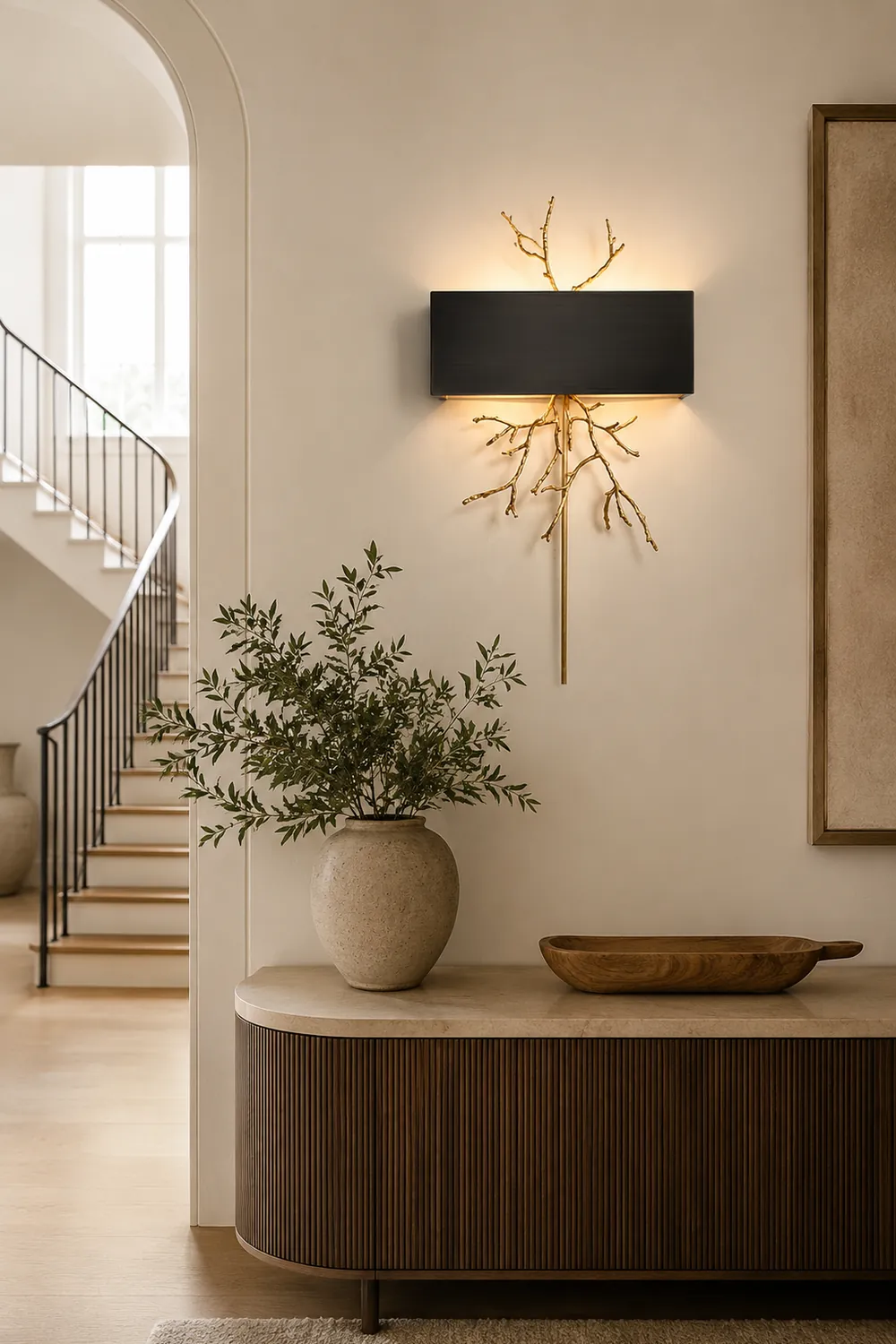 Brass Branch Wall Lamp - Lumpaz