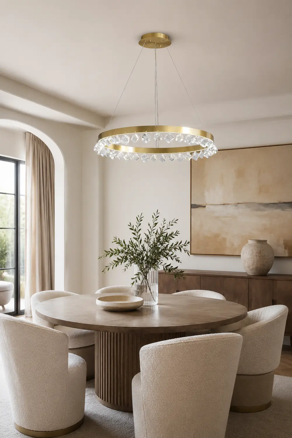 Loop Crystal Chandelier - Lumpaz
