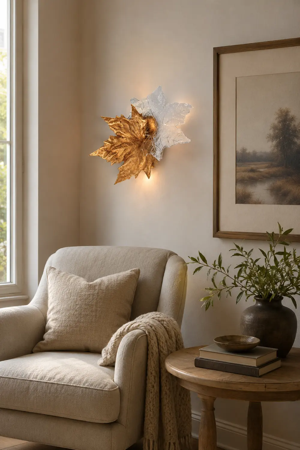 Folio Leaves Wall Lamp - Lumpaz