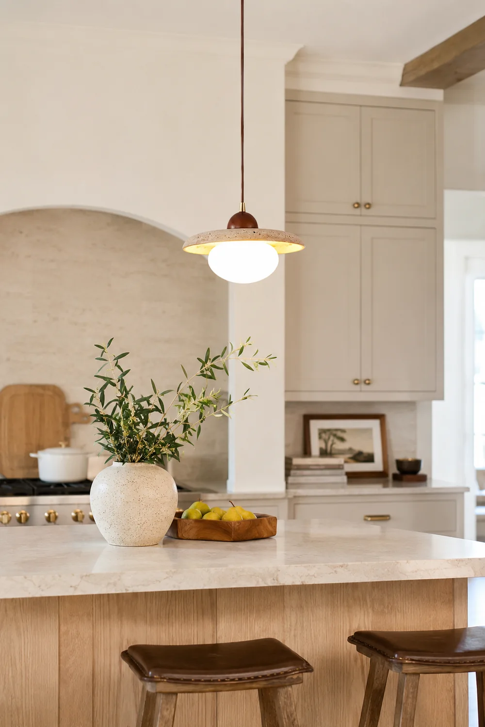 Travertine Pendant Lamp - Lumpaz