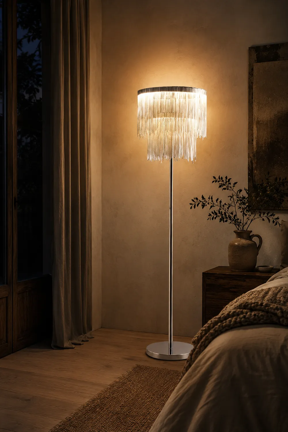Cadena Tassel Floor Lamp - Lumpaz