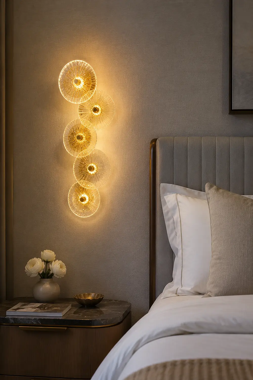 Lotus Leaves Wall Lamp - Lumpaz