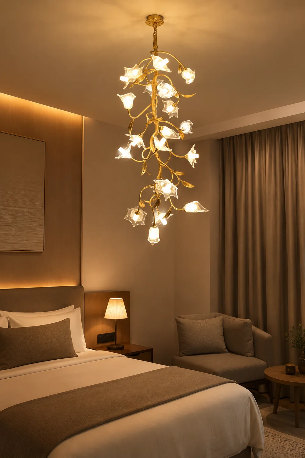 Flower Craftsman Chandelier - Lumpaz
