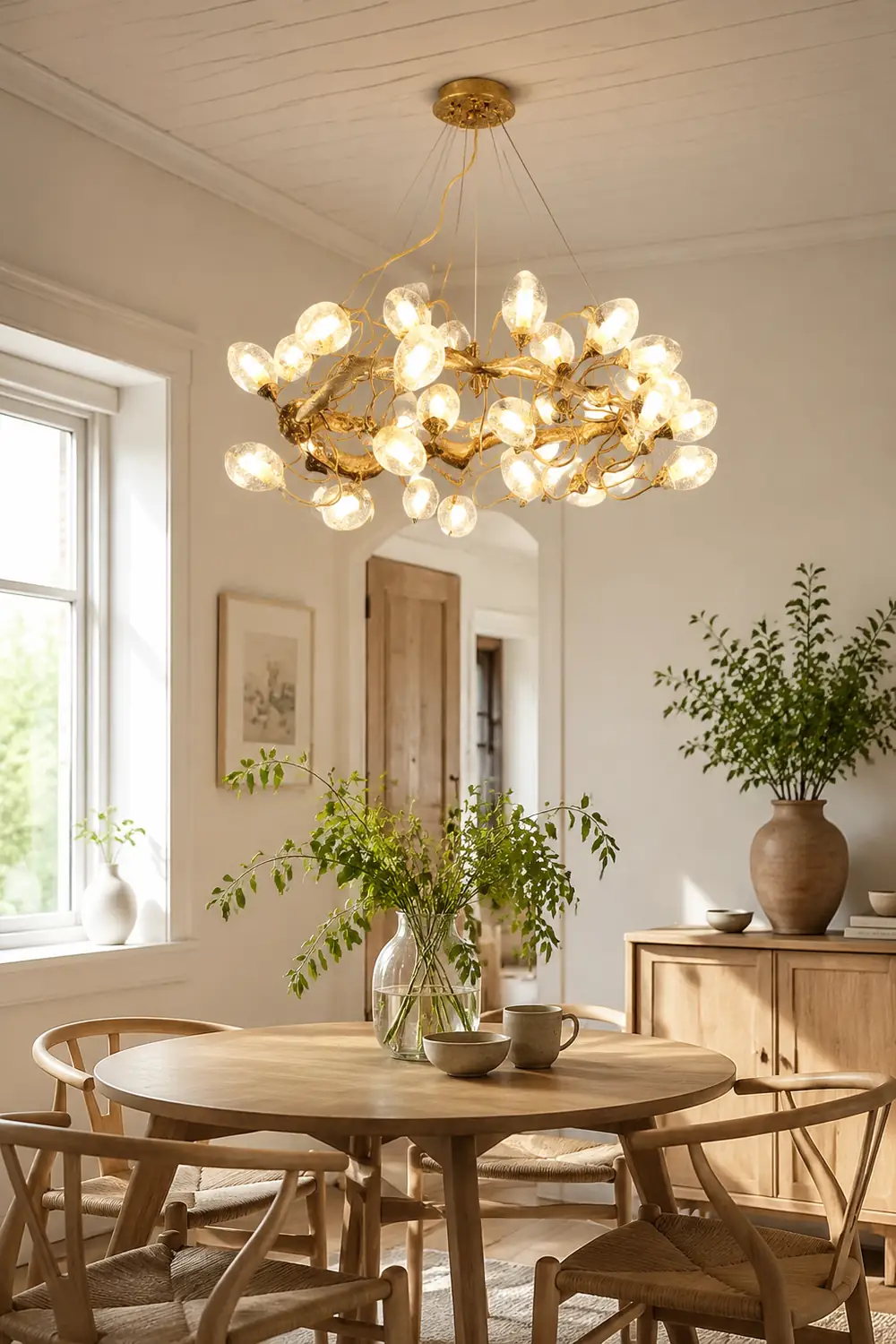 Lotus Brass Chandeliers - Lumpaz