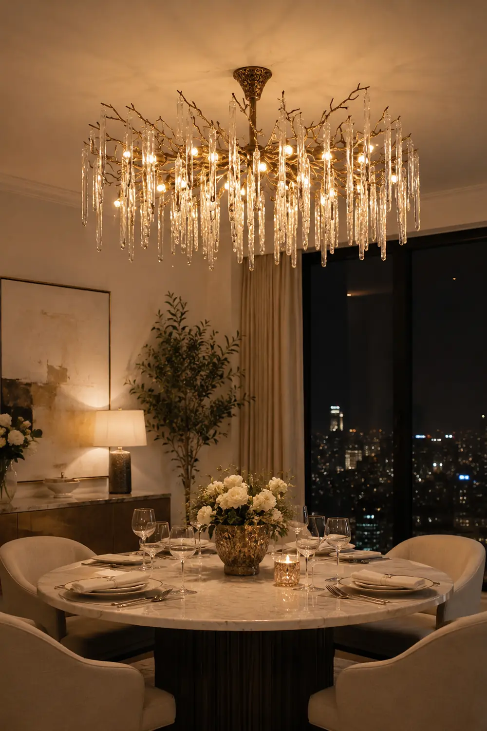 Glamour Dripstone Chandelier - Lumpaz