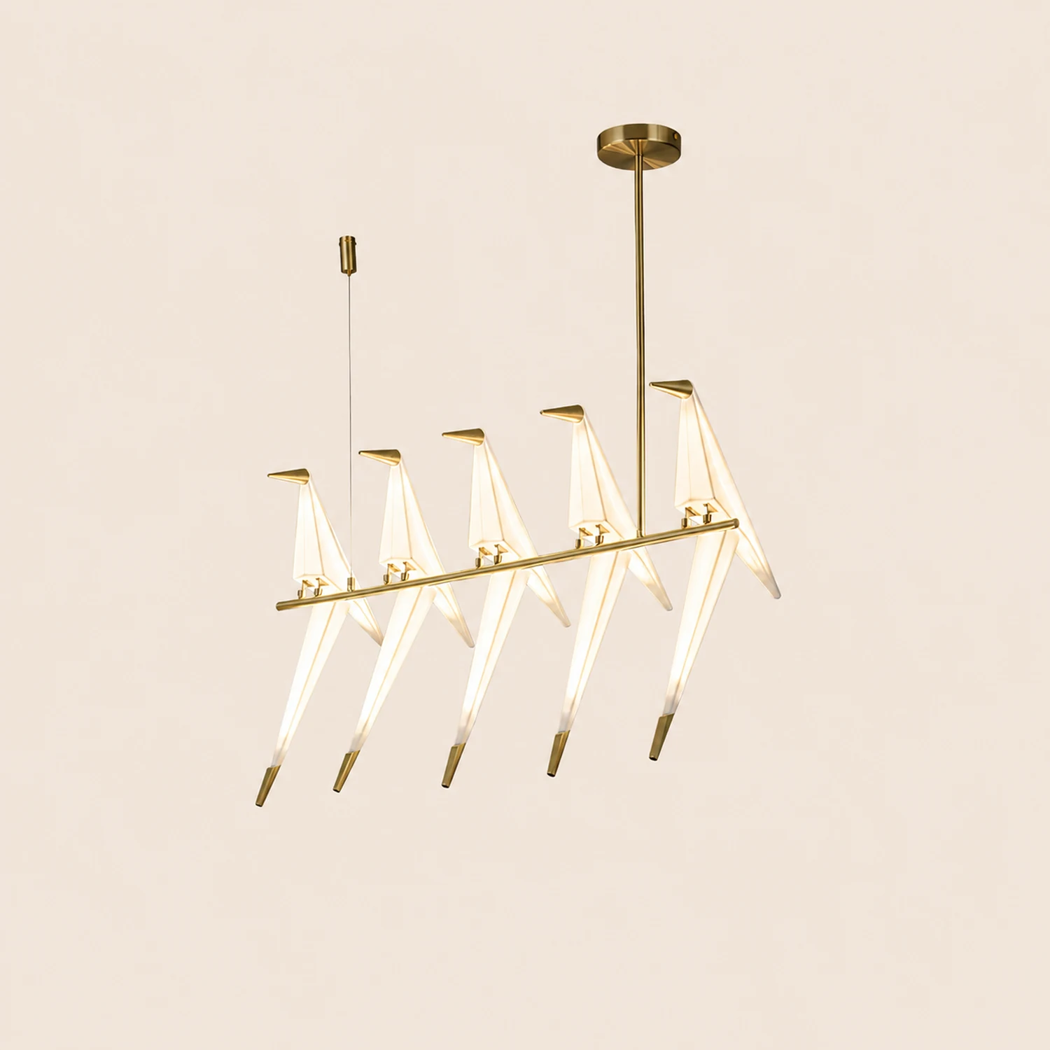 Perching Bird Chandelier - Lumpaz