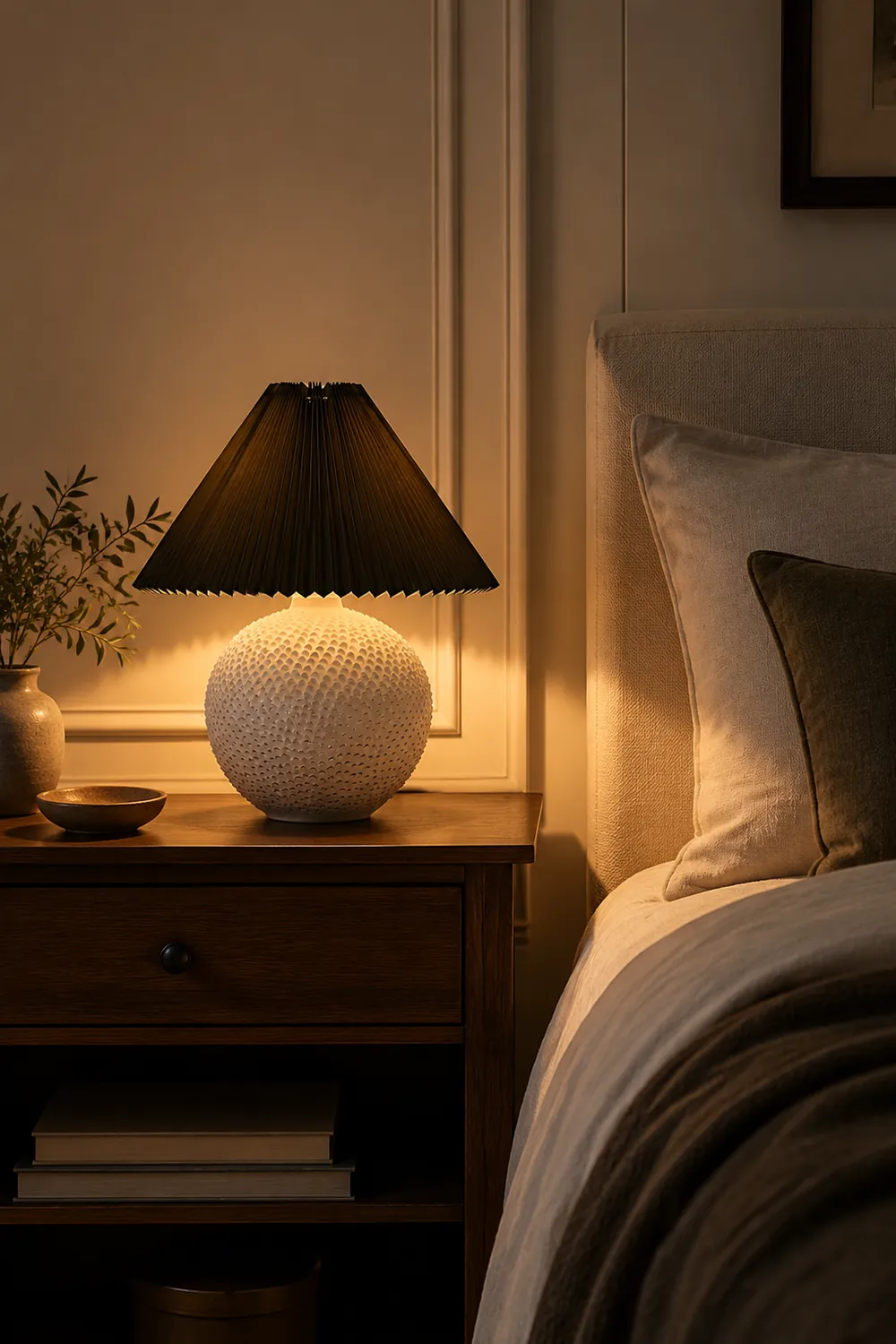 Textured Ceramic Table Light - Lumpaz