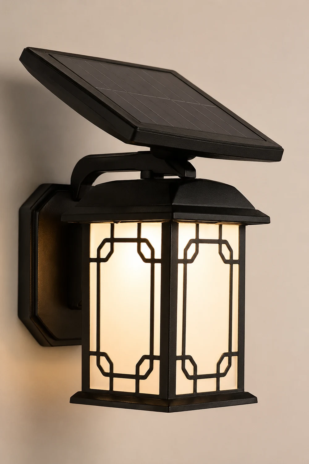 Vintage Waterproof LED Dimmable with Remote Solar Wall Lights Outdoor - Lumpaz