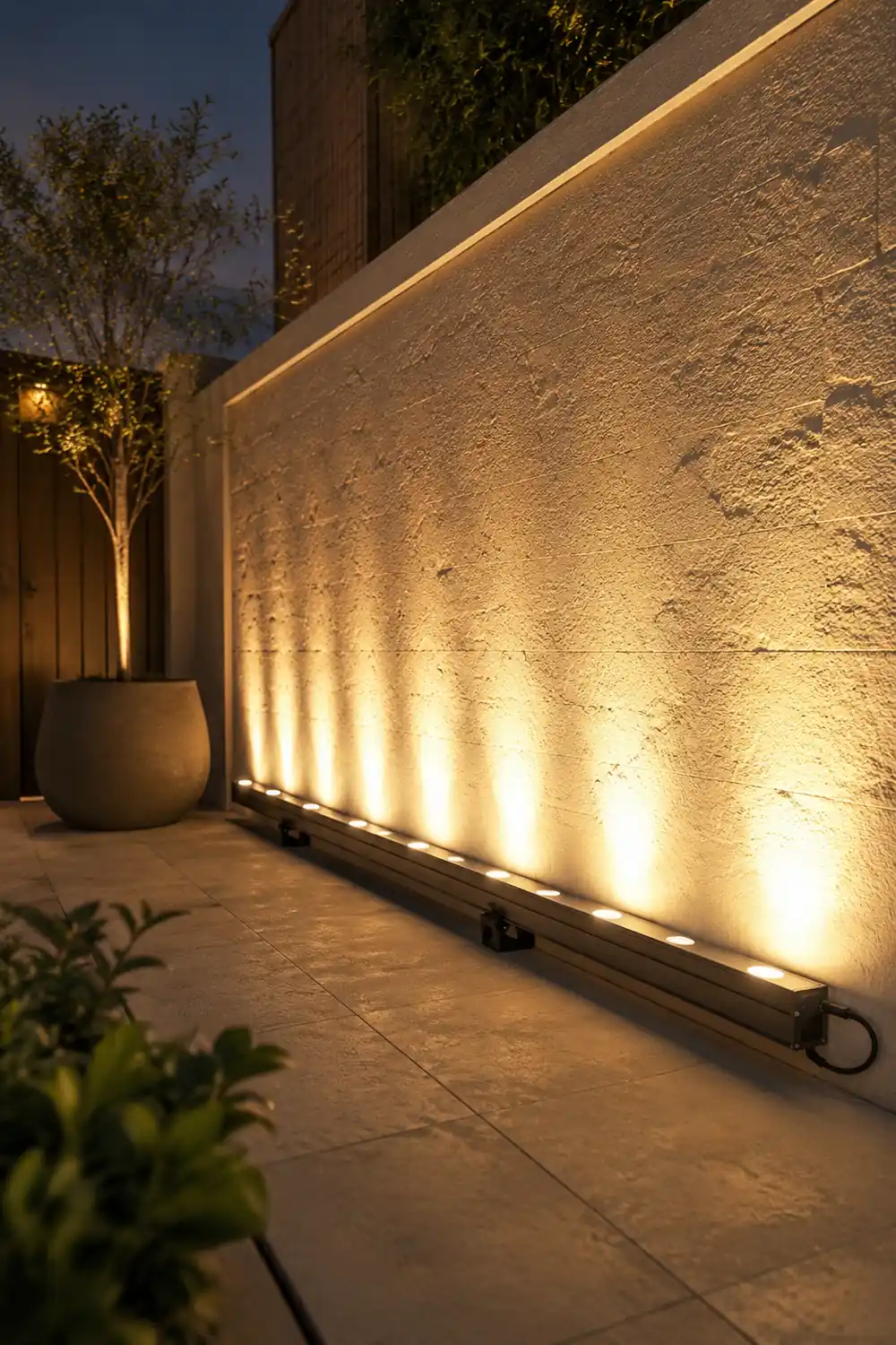 DC24V LED Waterproof Smart Outdoor Wall Washer Light with Shading Plate - Lumpaz