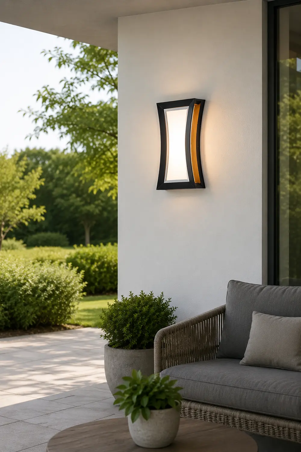 Minimalist Waterproof Creative Aluminum Modern Outdoor Wall Light - Lumpaz