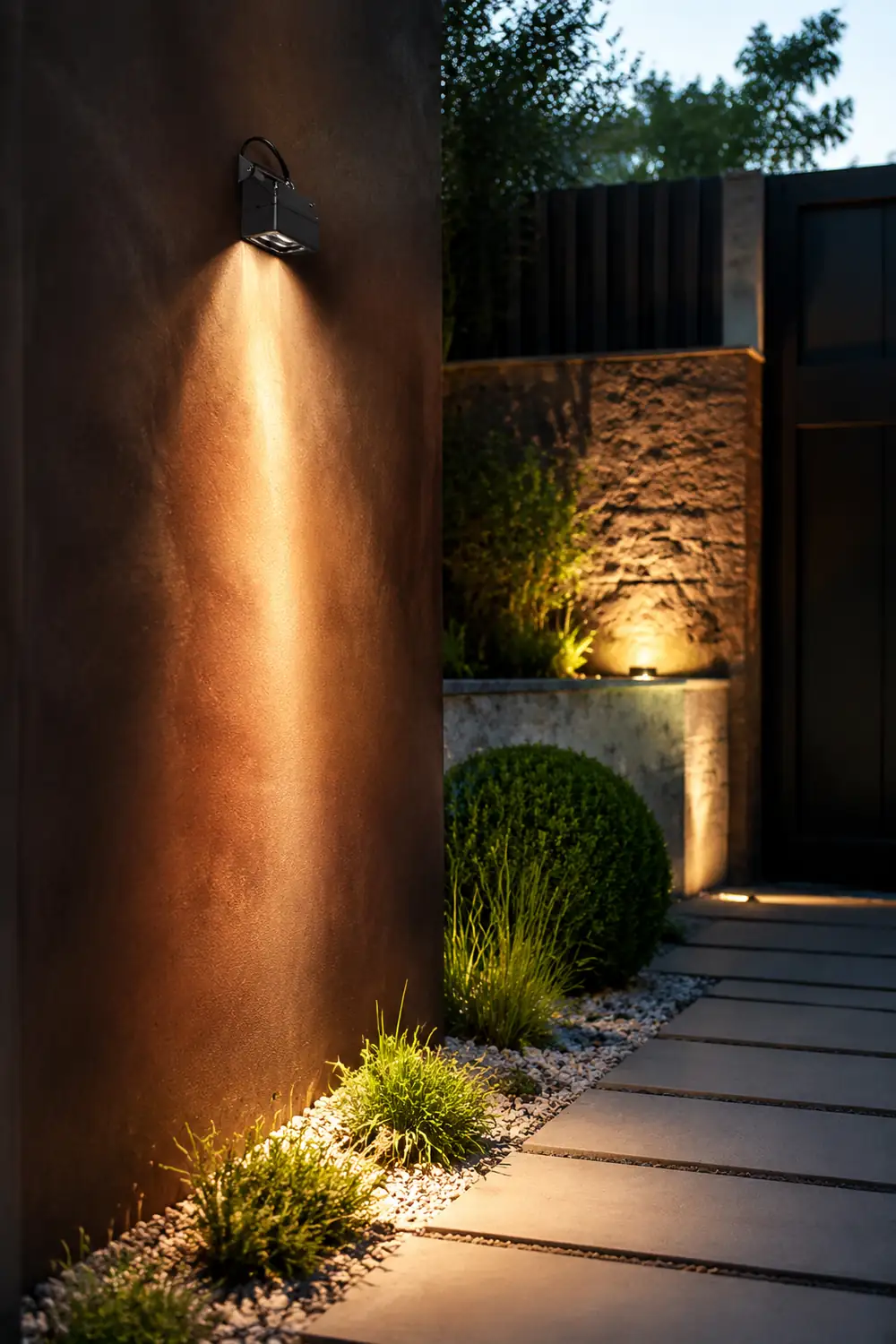 Adjustable Square Waterproof Colorful Spotlight Outdoor Wall Lights - Lumpaz