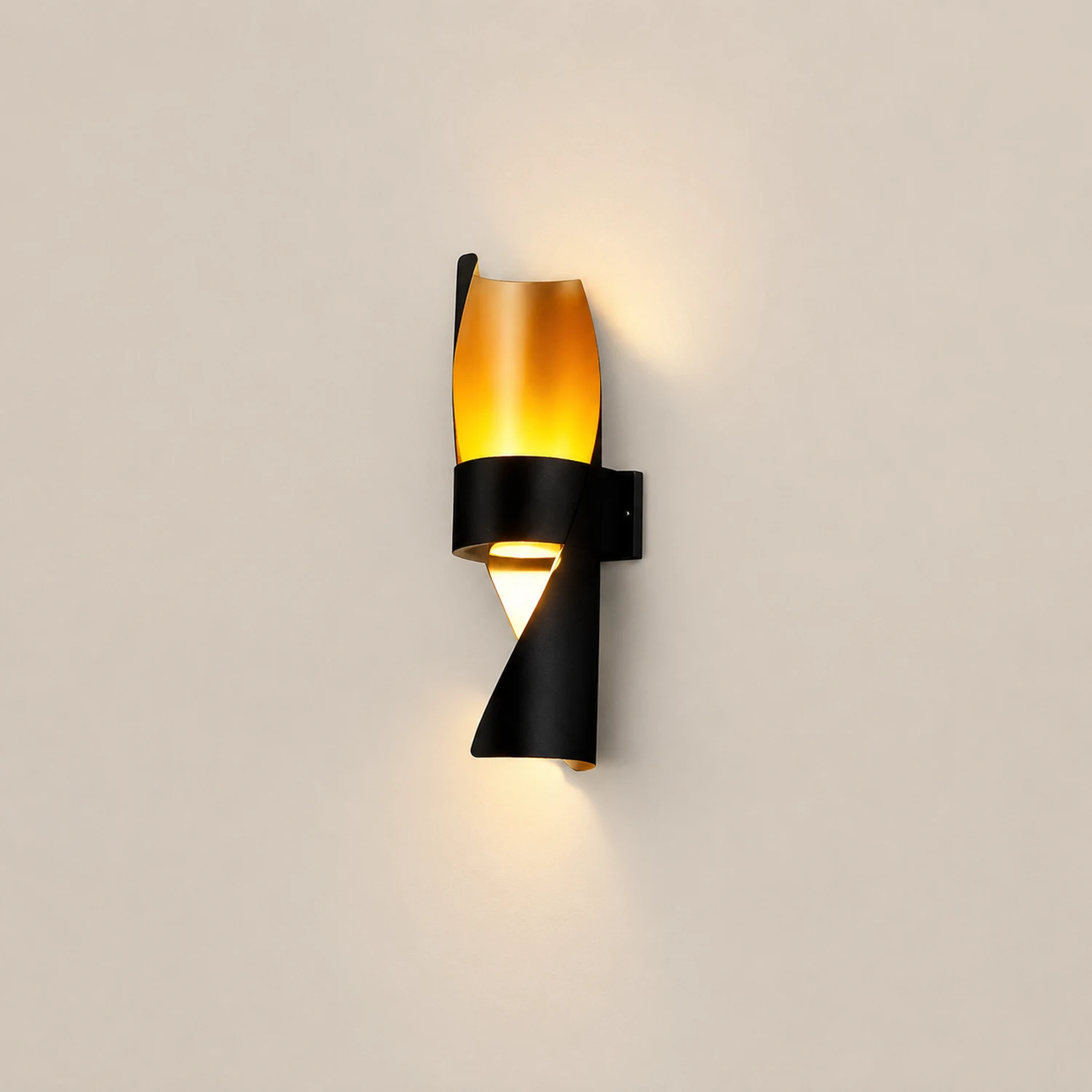 Circular Waterproof Up and Down Lighting COB Modern Outdoor Wall Lights - Lumpaz