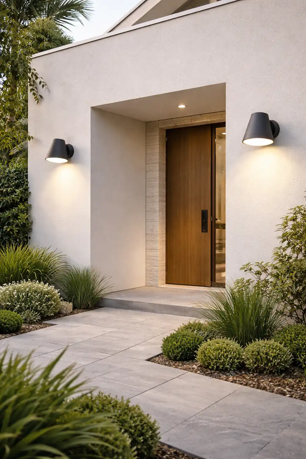 Cone Shape LED Waterproof Black Modern Outdoor Wall Lamp Exterior Lights - Lumpaz