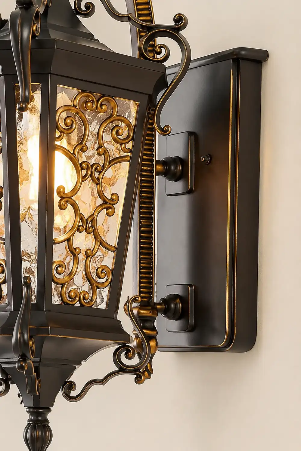 Retro Pattern Outdoor Waterproof European Style Wall Lamp Exterior Lights - Lumpaz