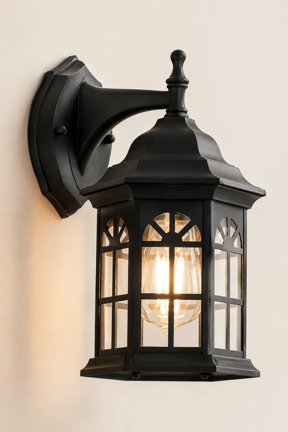 Waterproof Aluminum Alloy Glass LED European Style Outdoor Wall Lights - Lumpaz