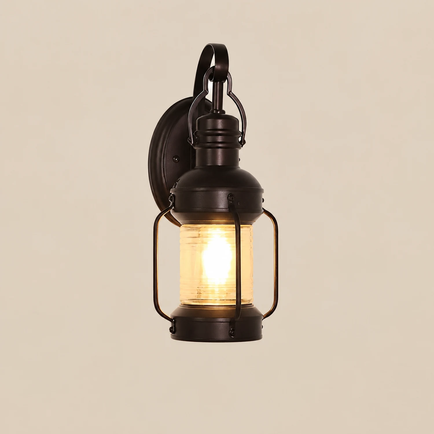 Antique Lantern Aluminum Waterproof LED Outdoor Wall Lamp Lawn Lights - Lumpaz