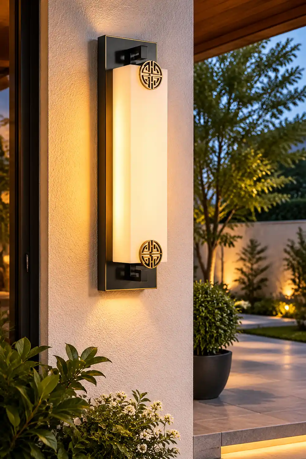 Outdoor Waterproof LED Copper Retro Exterior Wall Lights Sconces Lighting - Lumpaz