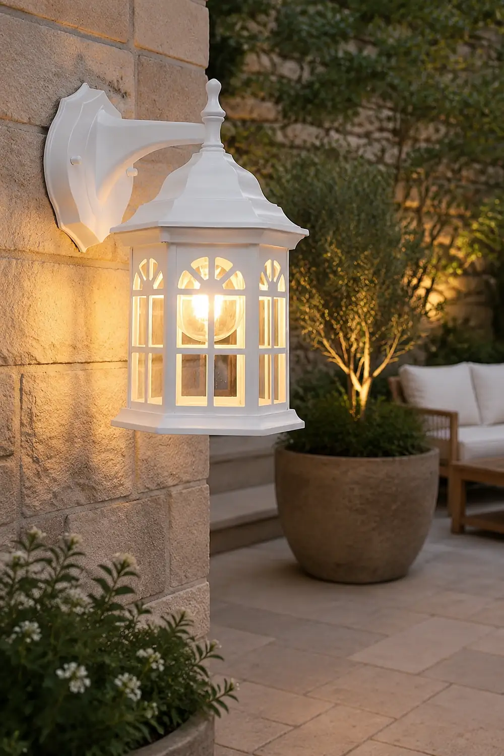 Waterproof Aluminum Alloy Glass LED European Style Outdoor Wall Lights - Lumpaz
