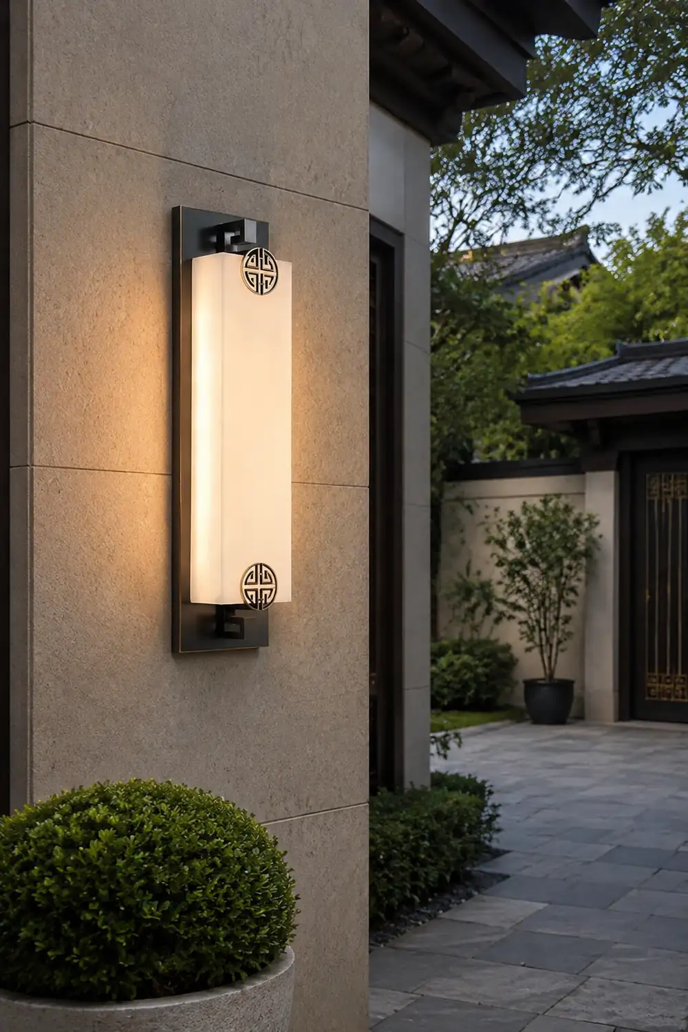 Outdoor Waterproof LED Copper Retro Exterior Wall Lights Sconces Lighting - Lumpaz