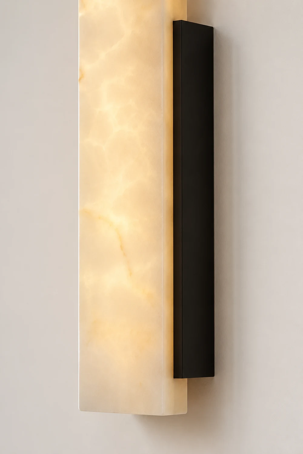 Rectangular Metal LED Waterproof Black Modern Outdoor Wall Lights - Lumpaz