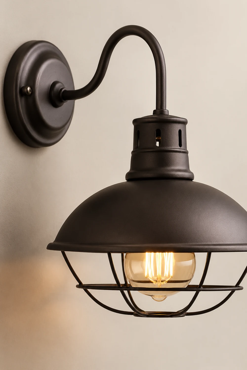 Retro Iron LED Waterproof Industrial Style Outdoor Wall Lights Wall Lamp - Lumpaz