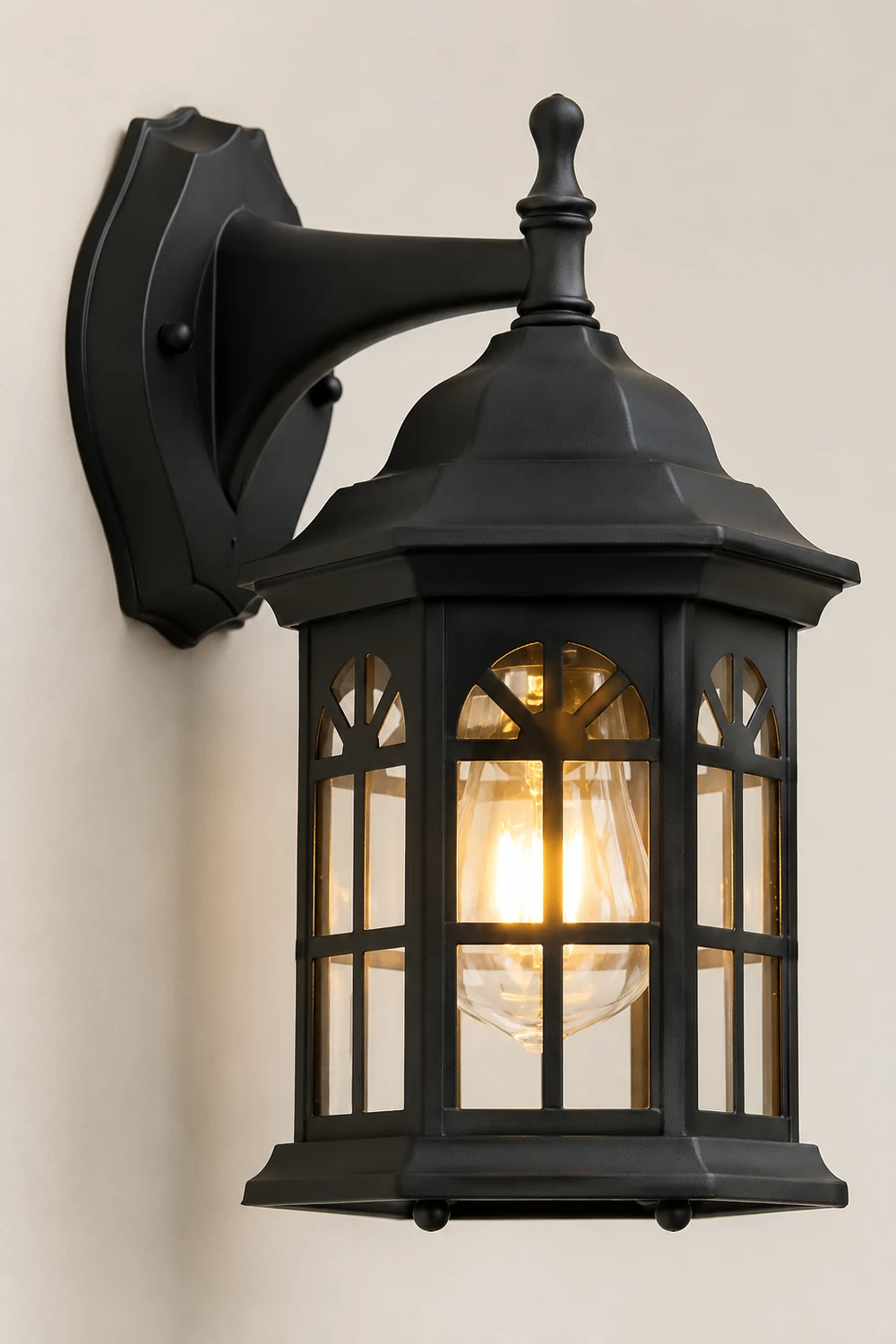 Waterproof Aluminum Alloy Glass LED European Style Outdoor Wall Lights - Lumpaz