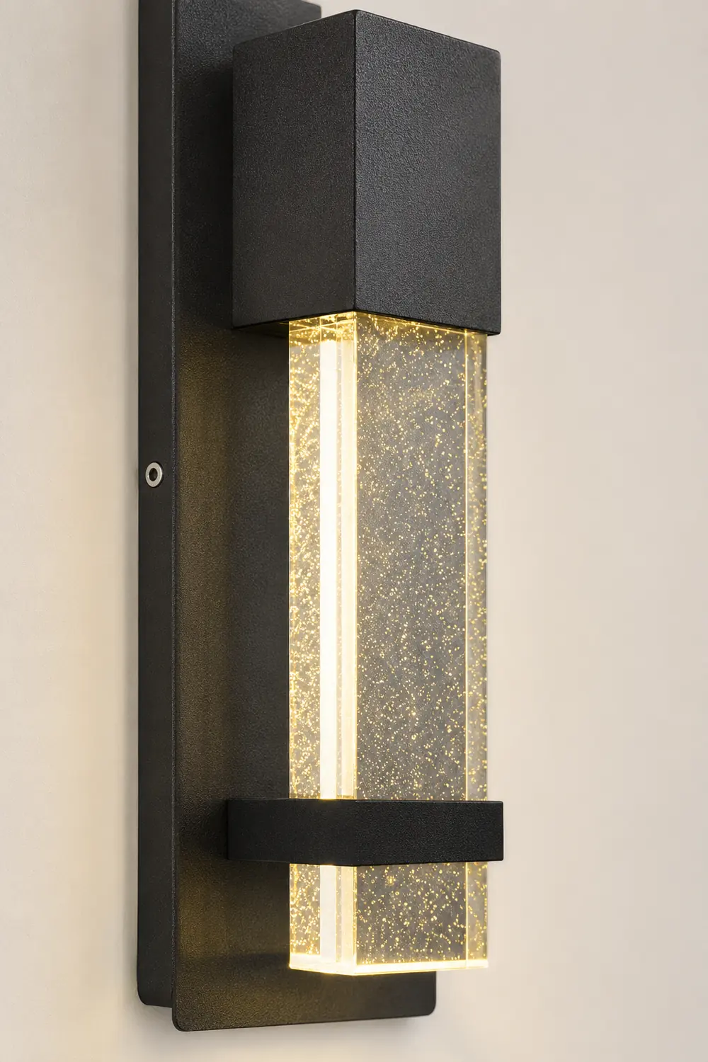 Minimalist Crystal Bubble Glass Waterproof LED Motion Sensor Wall Lamp - Lumpaz