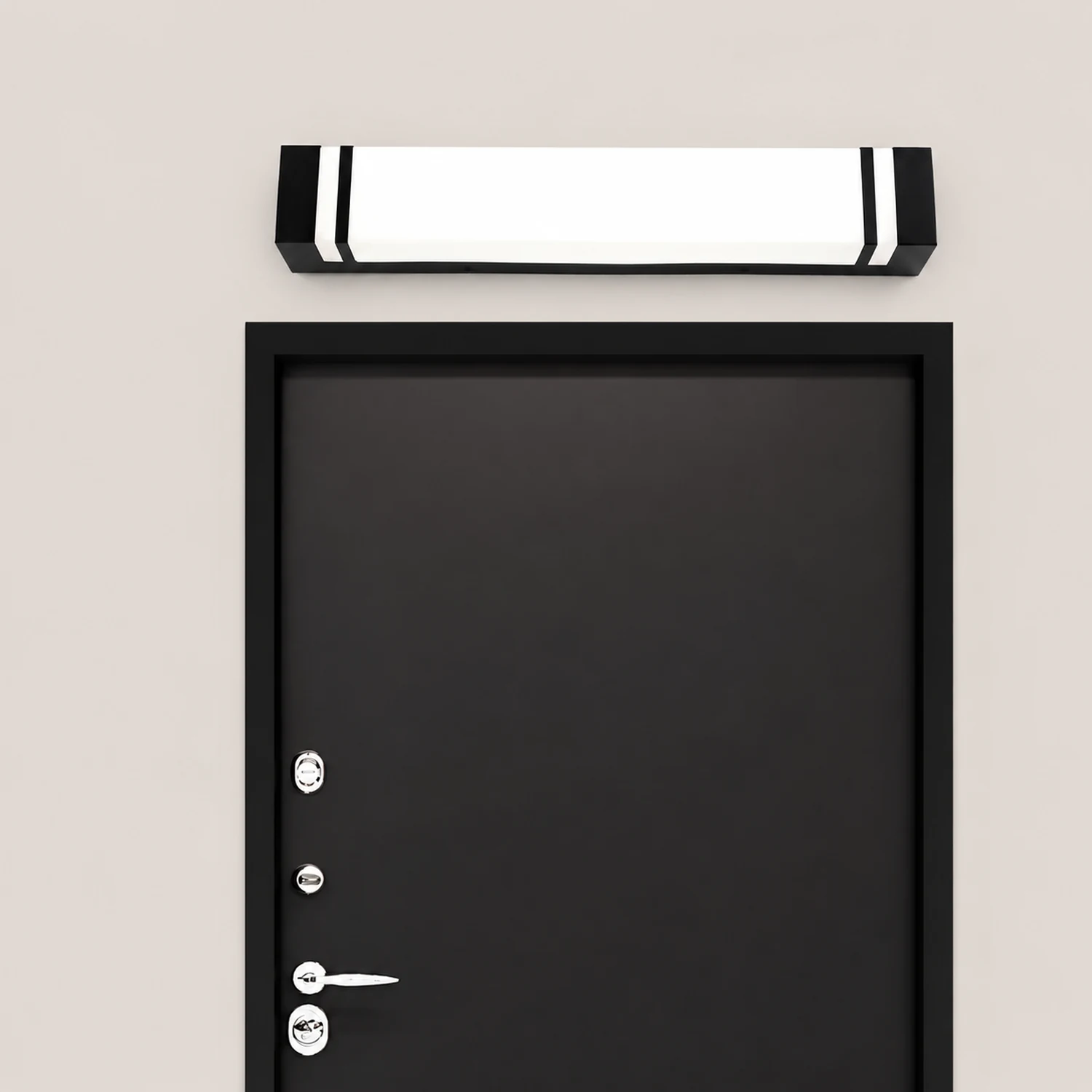 Waterproof Strip LED Black Modern Outdoor Wall Light Fixture Wall Lamp - Lumpaz