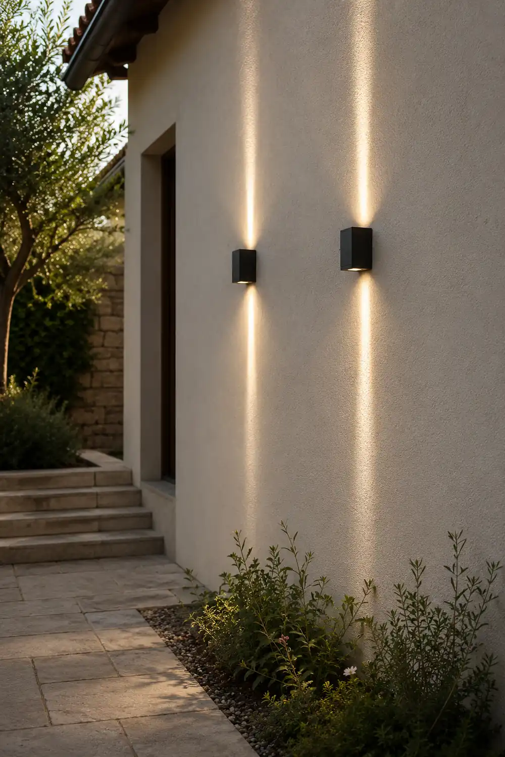 Up Down Lighting LED Outdoor Waterproof Black Modern Wall Washer Light - Lumpaz