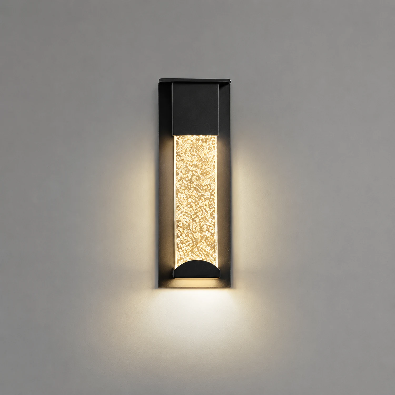 Minimalist Crystal Bubble Glass Waterproof LED Motion Sensor Wall Lamp - Lumpaz