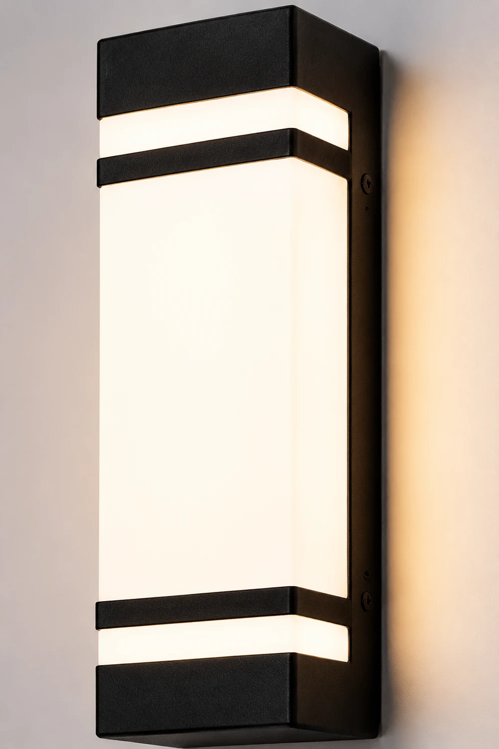 Waterproof Strip LED Black Modern Outdoor Wall Light Fixture Wall Lamp - Lumpaz