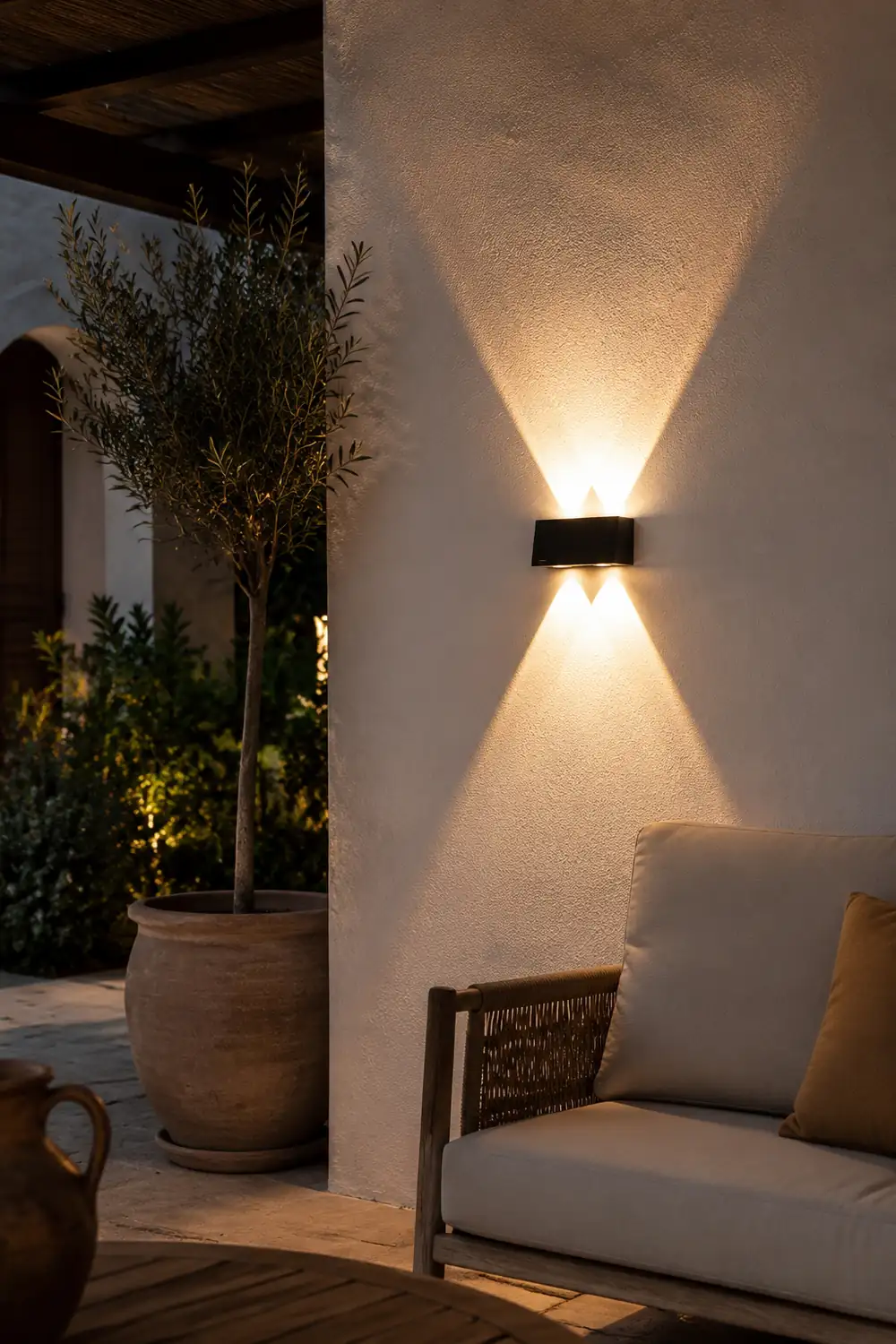 Rectangular Up and Down Light LED Waterproof Modern Wall Washer Lights - Lumpaz