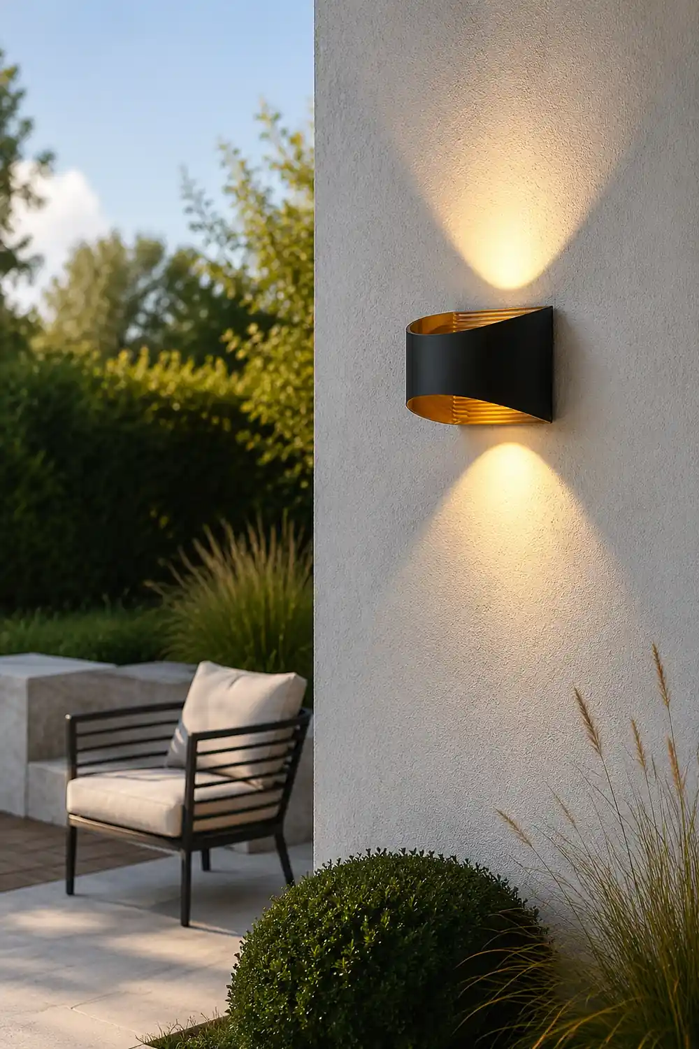 Unique Up and Down Lighting LED Waterproof Modern Exterior Wall Lights - Lumpaz