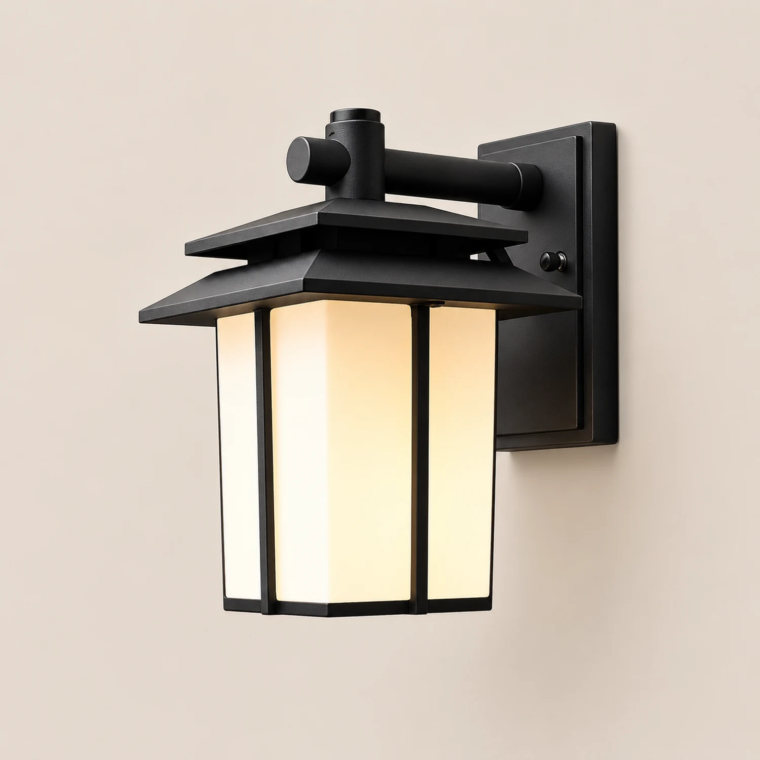 Vintage Glass Aluminum Waterproof European Style Outdoor Wall Sconces Lighting - Lumpaz