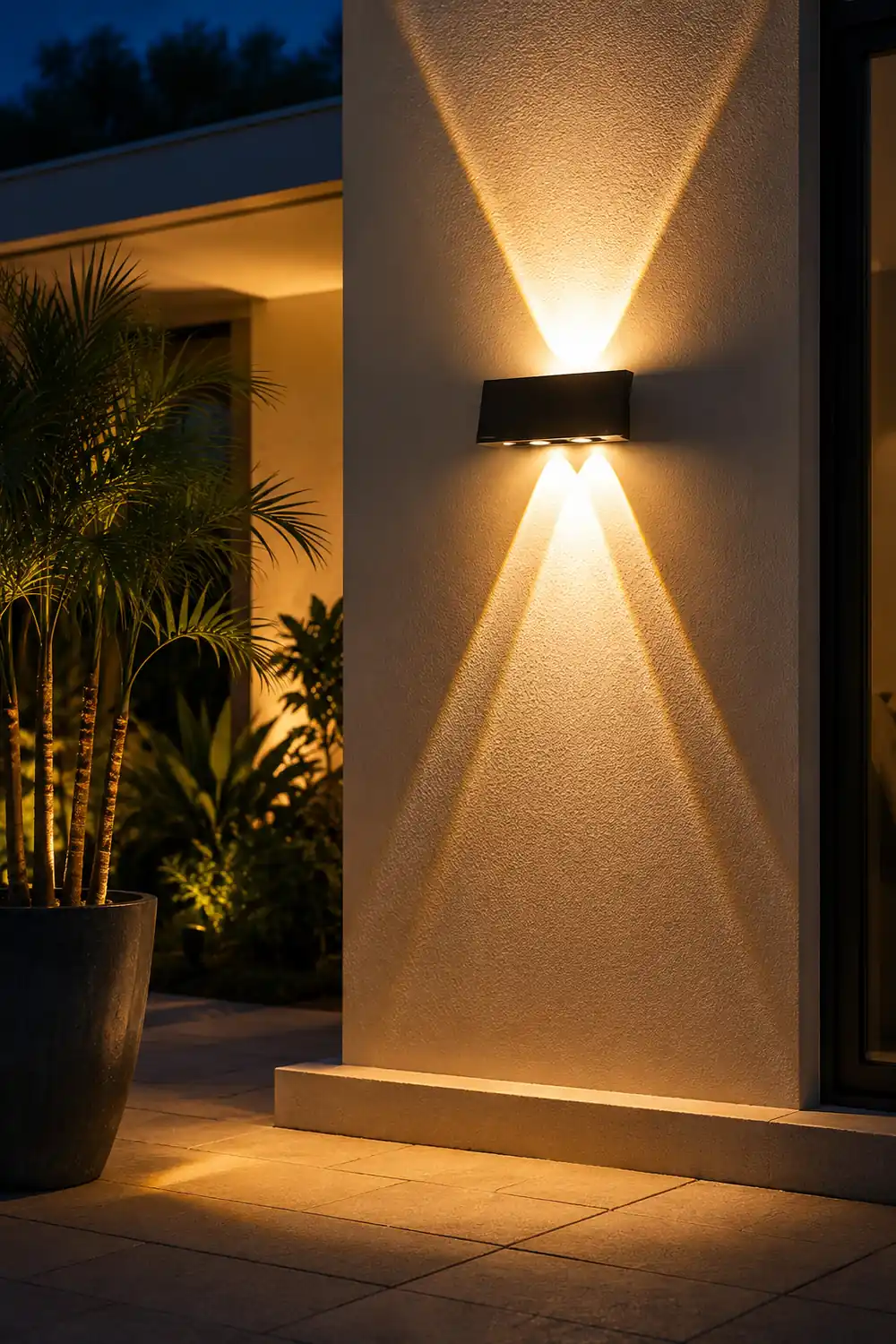 Rectangular Up and Down Light LED Waterproof Modern Wall Washer Lights - Lumpaz