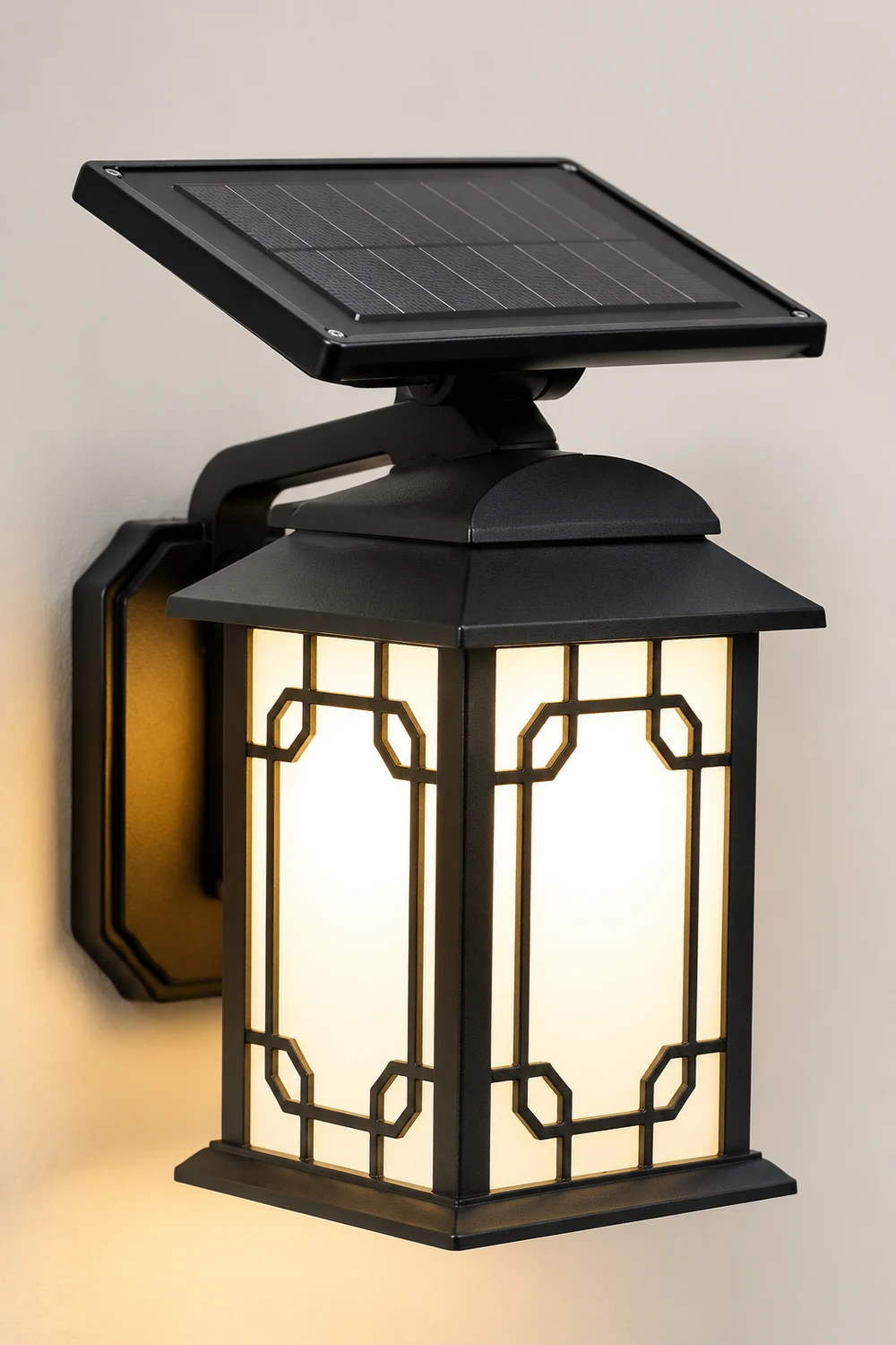 Vintage Waterproof LED Dimmable with Remote Solar Wall Lights Outdoor - Lumpaz