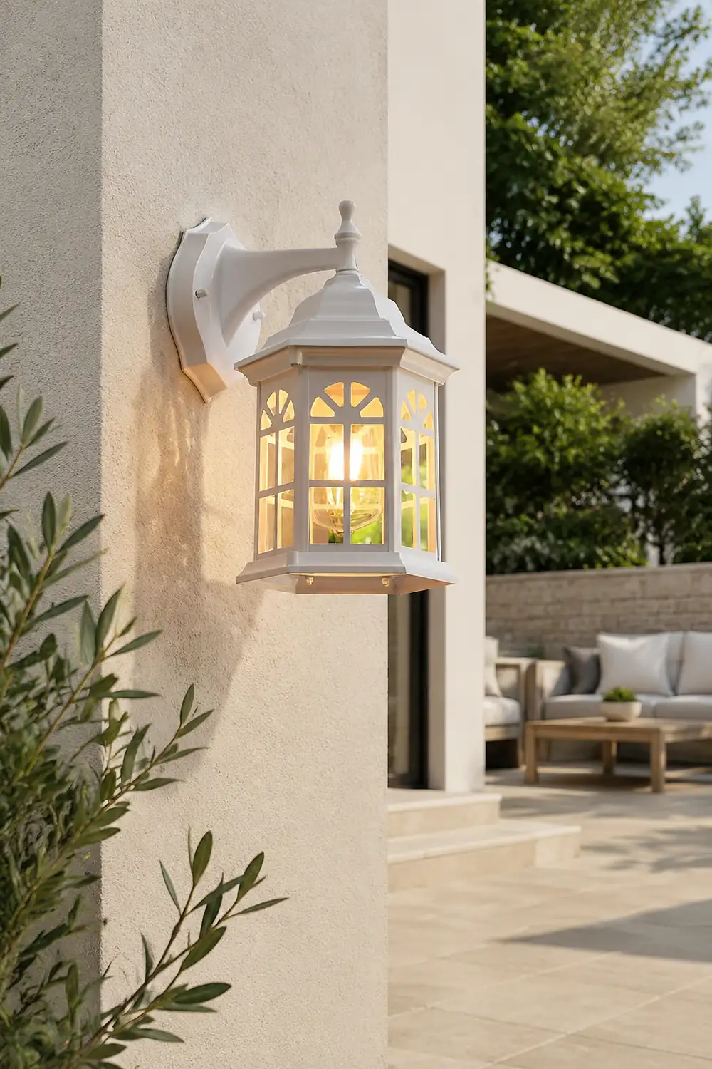 Waterproof Aluminum Alloy Glass LED European Style Outdoor Wall Lights - Lumpaz