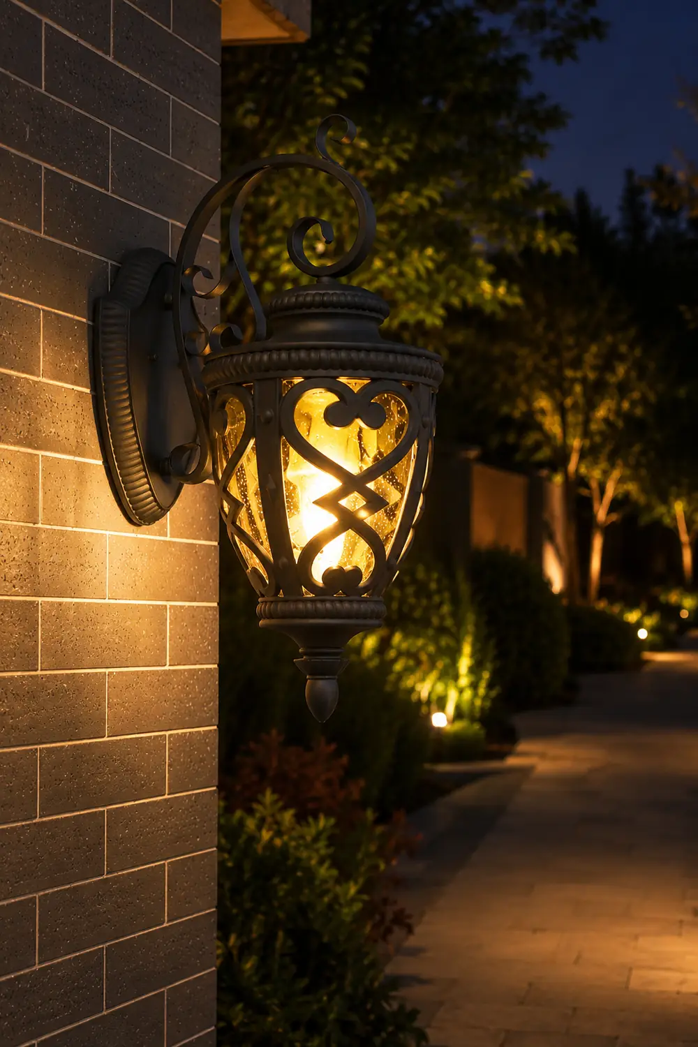Retro Die-Casting Aluminum Waterproof American Outdoor Wall Light Fixture - Lumpaz