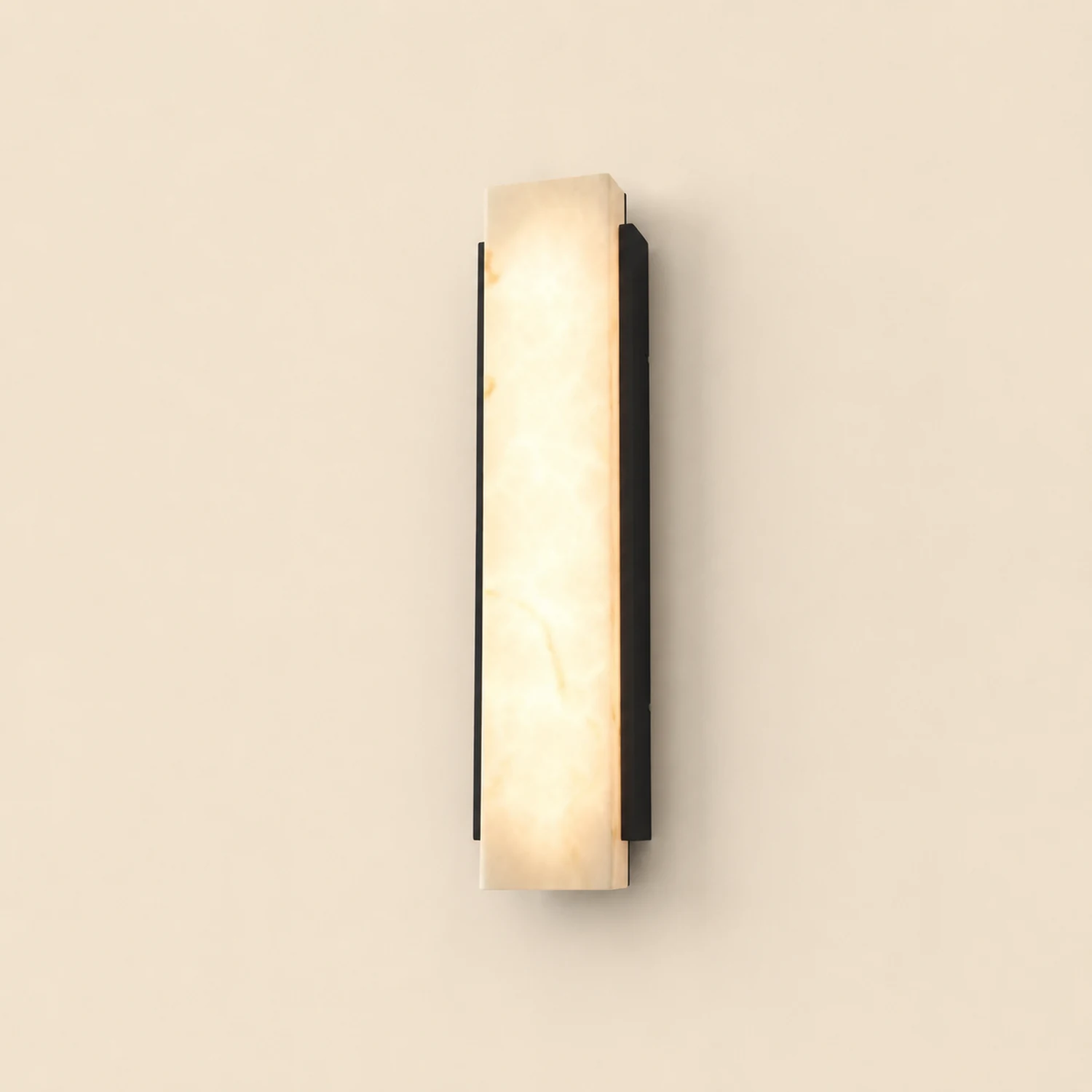 Rectangular Metal LED Waterproof Black Modern Outdoor Wall Lights - Lumpaz