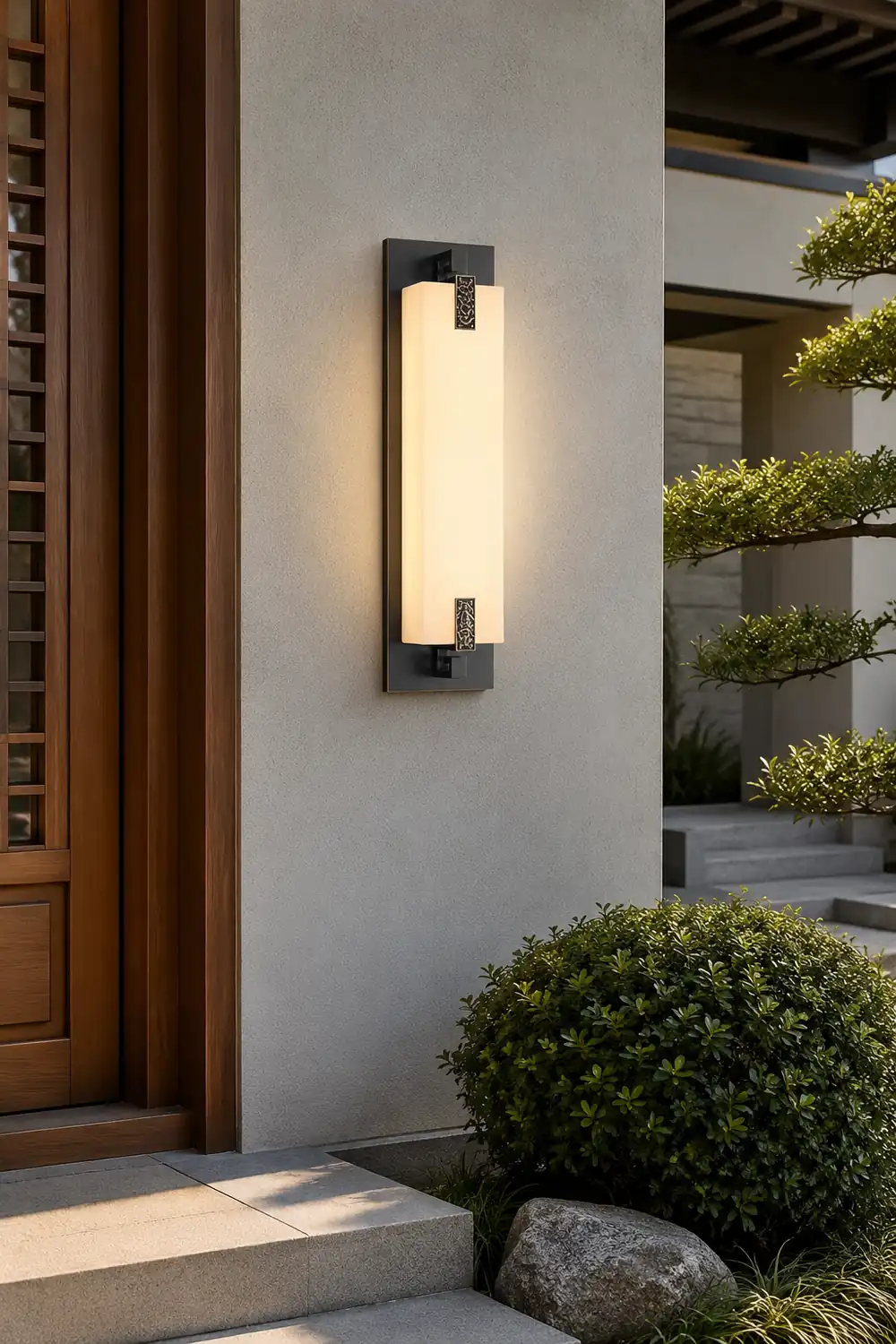 Outdoor Waterproof LED Copper Retro Exterior Wall Lights Sconces Lighting - Lumpaz