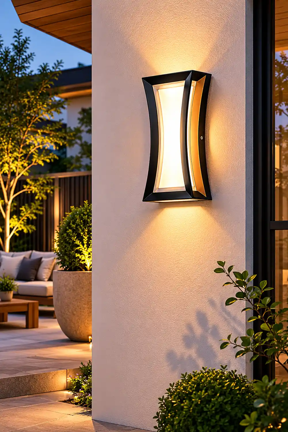 Minimalist Waterproof Creative Aluminum Modern Outdoor Wall Light - Lumpaz