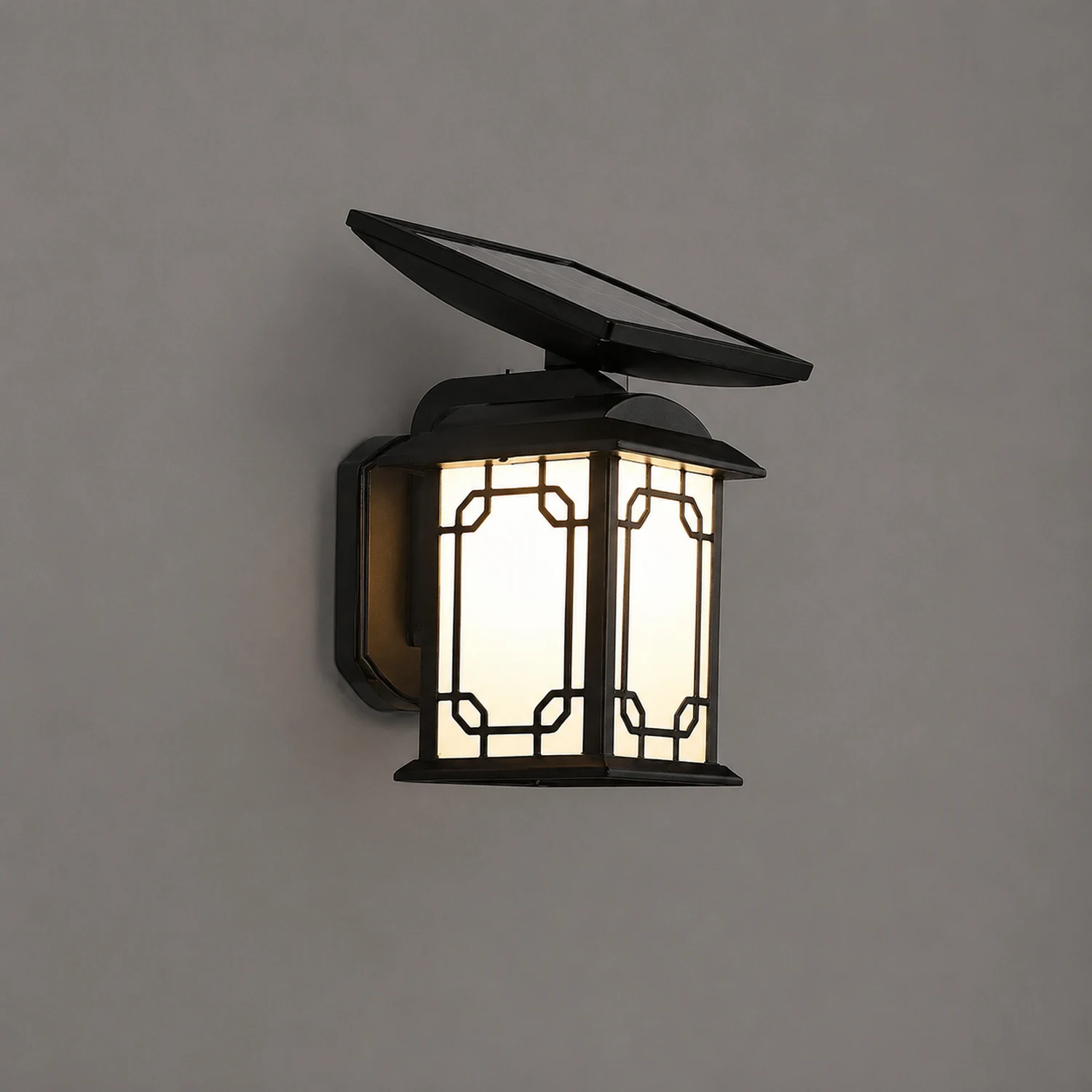 Vintage Waterproof LED Dimmable with Remote Solar Wall Lights Outdoor - Lumpaz