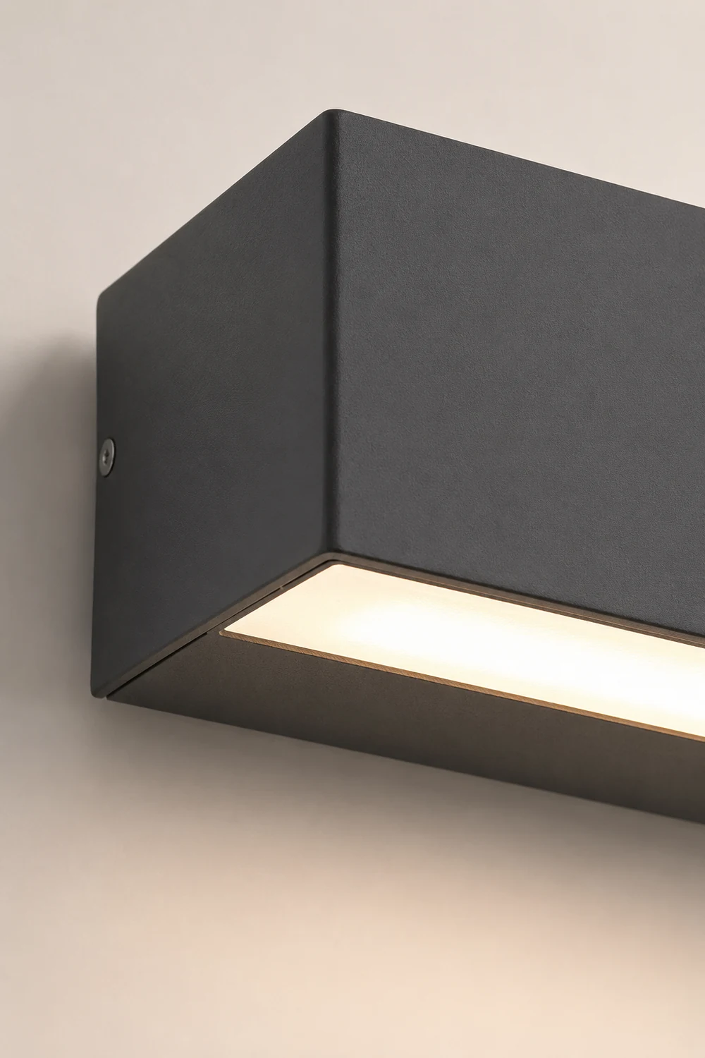 Minimalist Strip Waterproof LED Black Modern Outdoor Wall Washer Light - Lumpaz