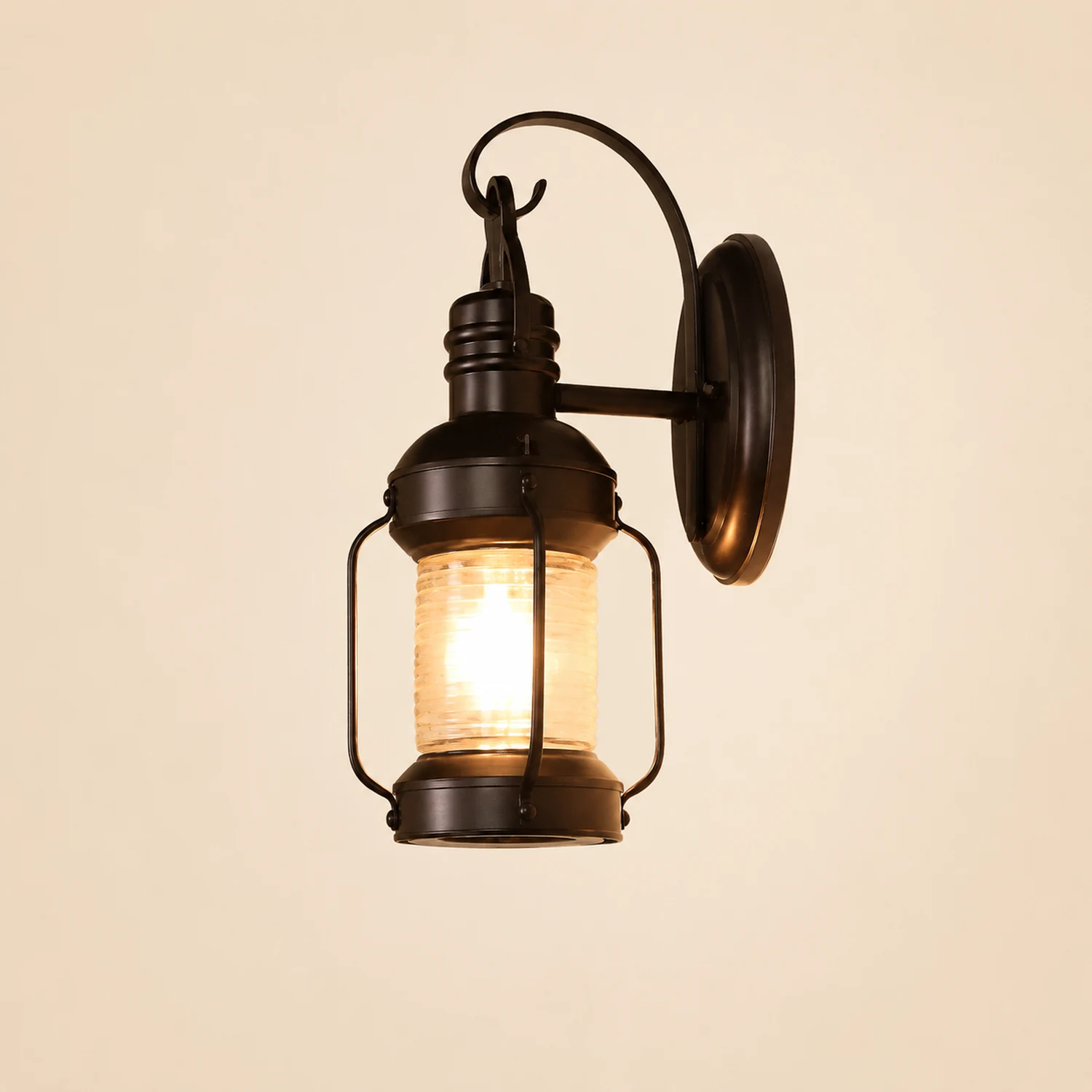 Antique Lantern Aluminum Waterproof LED Outdoor Wall Lamp Lawn Lights - Lumpaz
