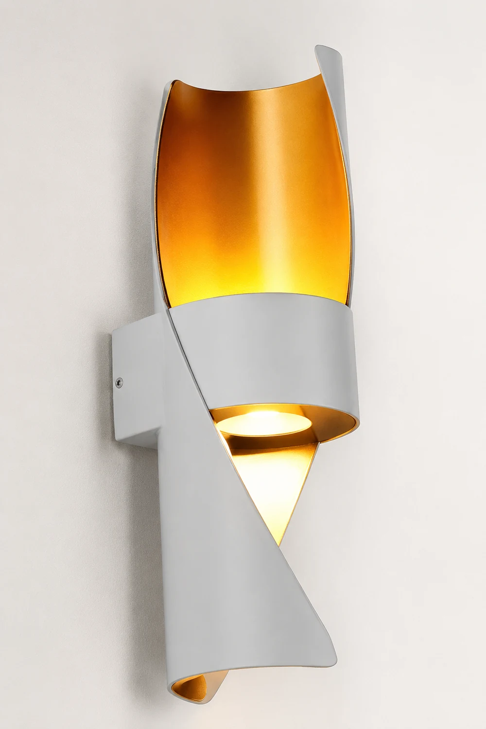 Circular Waterproof Up and Down Lighting COB Modern Outdoor Wall Lights - Lumpaz