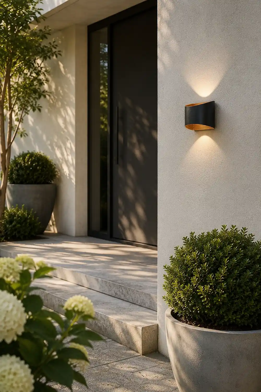 Unique Up and Down Lighting LED Waterproof Modern Exterior Wall Lights - Lumpaz