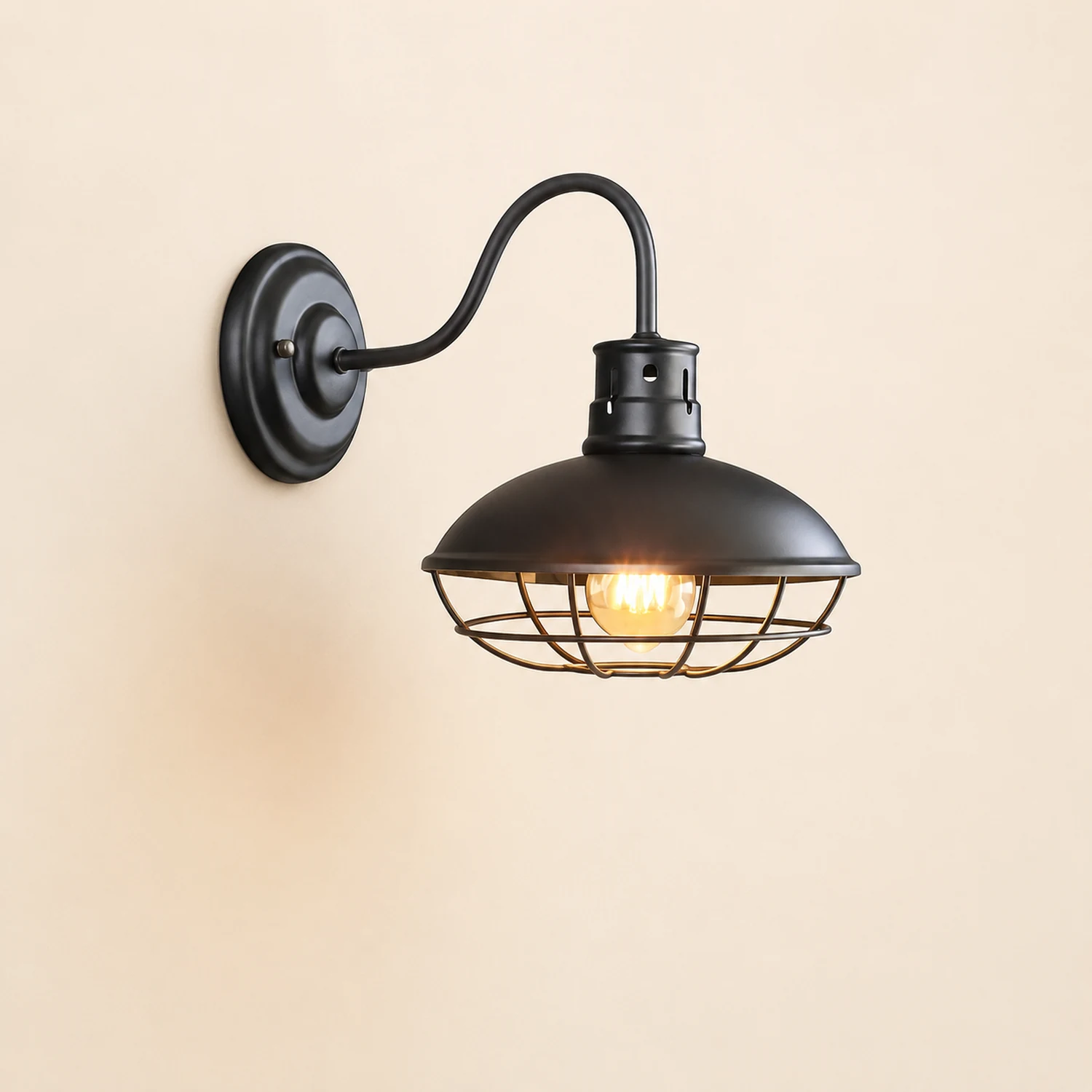 Retro Iron LED Waterproof Industrial Style Outdoor Wall Lights Wall Lamp - Lumpaz