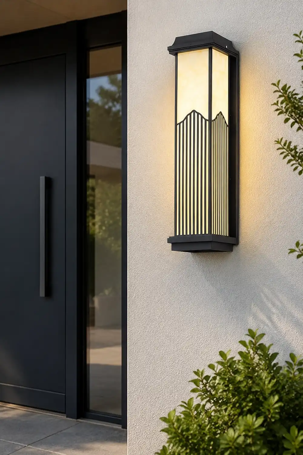 Waterproof Solar Powered Automatic Charging Outdoor Wall Lights with Remote - Lumpaz