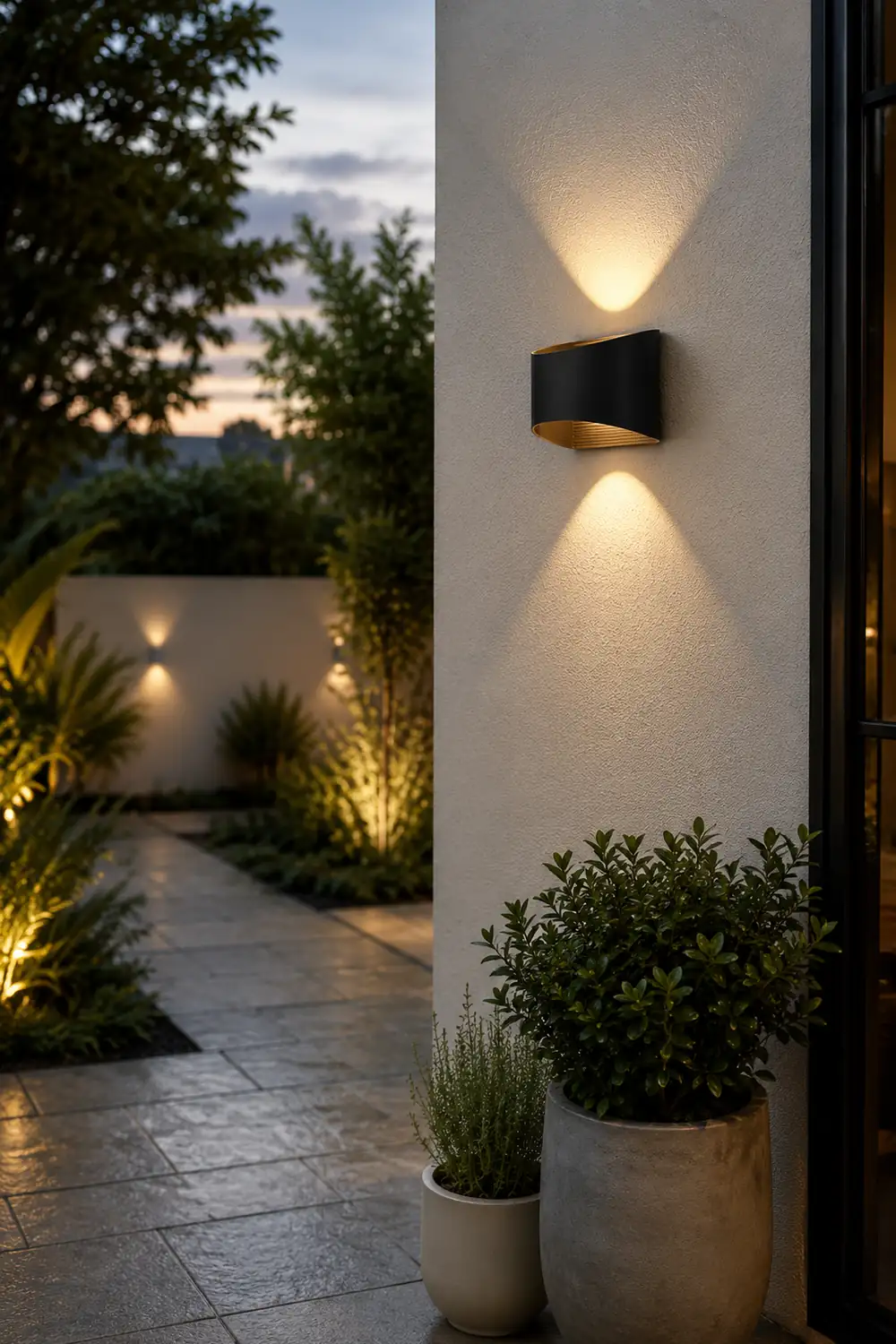 Unique Up and Down Lighting LED Waterproof Modern Exterior Wall Lights - Lumpaz